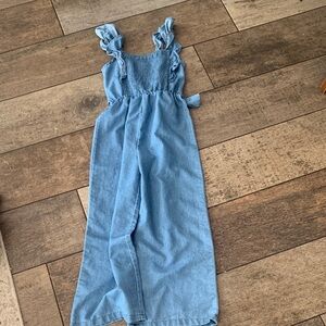 btween Light Blue Kids Denim Romper